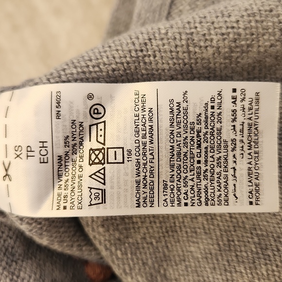 Grey and Bronze Polka-Dot Old Navy Sweater - XS 🦋 - Picture 4 of 4